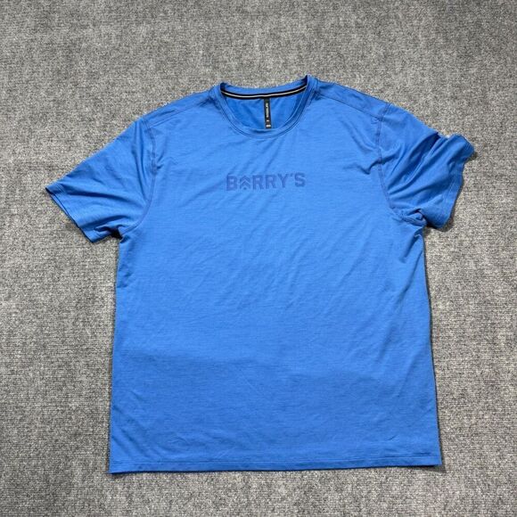 Ten Thousand Shirt Mens XL Blue Barrys Versitile Tee Athletic Gym - Picture 1 of 8